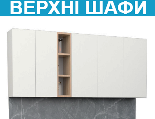 Магазин Склад Купити Онлайн: Кухня пряма модульна, довжина 2,0 м, колір Дуб Сонома / Білий зі стільницею